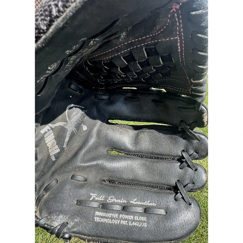 Mizuno Finch GPP257D3 12.5 Softball Glove Black Basket-Web Youth Girls RHT
